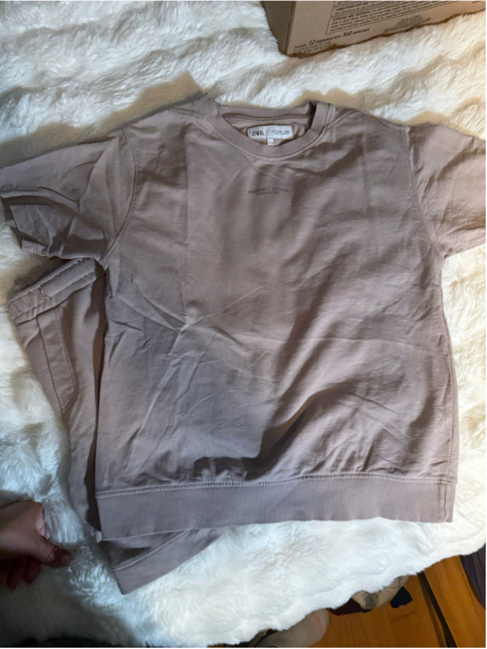 🤎 Preowned Boys Zara Matching Set | Size 12 - Picture 1 of 7